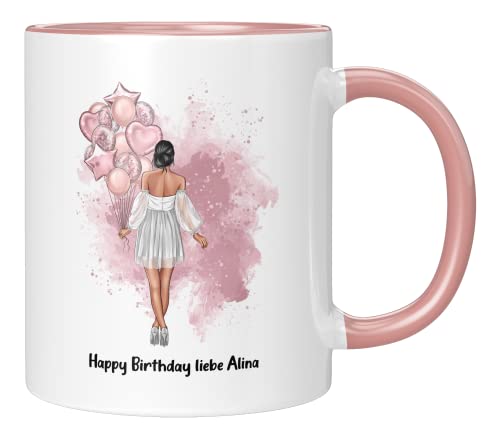 TASSENTICKER Personalisierte Geschenk Tasse mit Geburtstags Motiv - Frau, Tochter, Freundschafts Geschenke - Beste Freundin Geschenkideen - Kaffeetasse Kaffeebecher Teetasse von TASSENTICKER