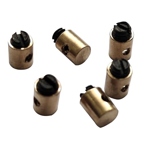 20 Stück Bremskabel Nippel Schrauben, Schrauben Ersatz Motorrad Schraubnippel Bremskabel Nippels Motorrad Lötfrei Gaszug Nippel Zubehör für Motorrads Fahrrad Gartenmäher, Metall 5x6mm 20 Stück Bremskabel Nippel Schrauben, Schrauben Ersatz Motorrad Schraubnippel Bremskabel Nippels Motorrad Lötfrei Gaszug Nippel Zubehör für Motorrads Fahrrad Gartenmäher, Metall 5x6mm von TASSFROO
