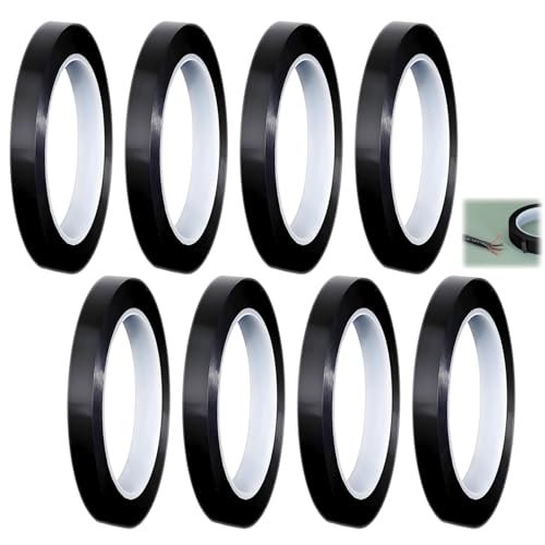 8 Rollen Whiteboard Klebeband, 3MM x 66M Selbstklebend Grafikband Isolierband Schwarz Grafikkunst Klebebands Selbstklebende Folie Klebeband Modellbau Whiteboard Linien für Büro Schule Rasterung 8 Rollen Whiteboard Klebeband, 3MM x 66M Selbstklebend Grafikband Isolierband Schwarz Grafikkunst Klebebands Selbstklebende Folie Klebeband Modellbau Whiteboard Linien für Büro Schule Rasterung von TASSFROO