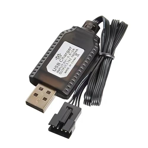 TASSFROO 2PCS 7.4V USB Ladekabel mit SM-4P Stecker, RC Ladekabel LiPo Akku Ladegerät Plug Spielzeuge Effiziente Ladeleistung Kompatibel Car Auto Boot Flugzeug Drone und Andere RC Ferngesteuerte TASSFROO 2PCS 7.4V USB Ladekabel mit SM-4P Stecker, RC Ladekabel LiPo Akku Ladegerät Plug Spielzeuge Effiziente Ladeleistung Kompatibel Car Auto Boot Flugzeug Drone und Andere RC Ferngesteuerte von TASSFROO
