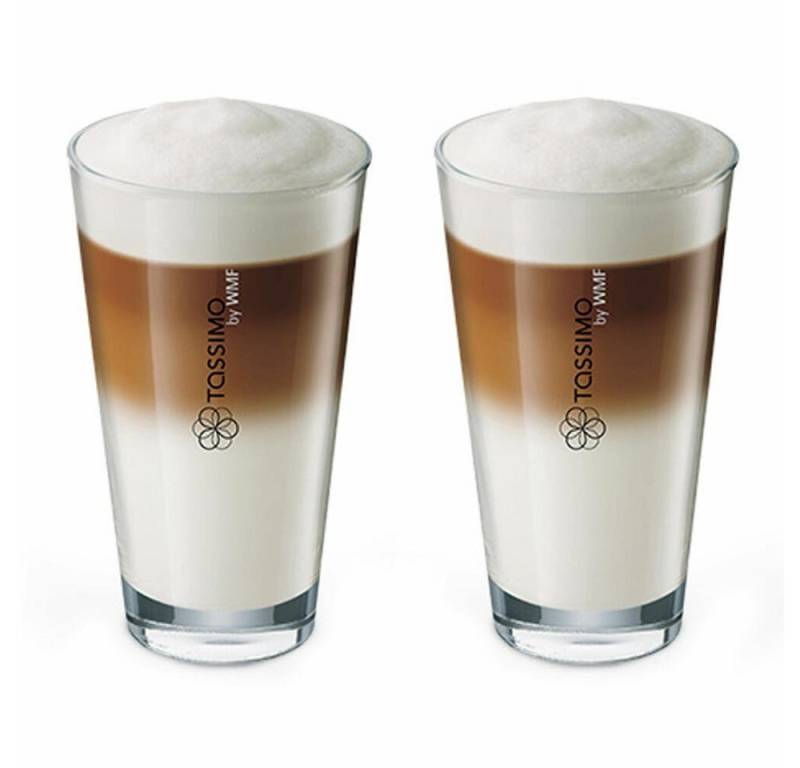 TASSIMO Latte-Macchiato-Glas by WMF, 2er Pack, Glas von TASSIMO
