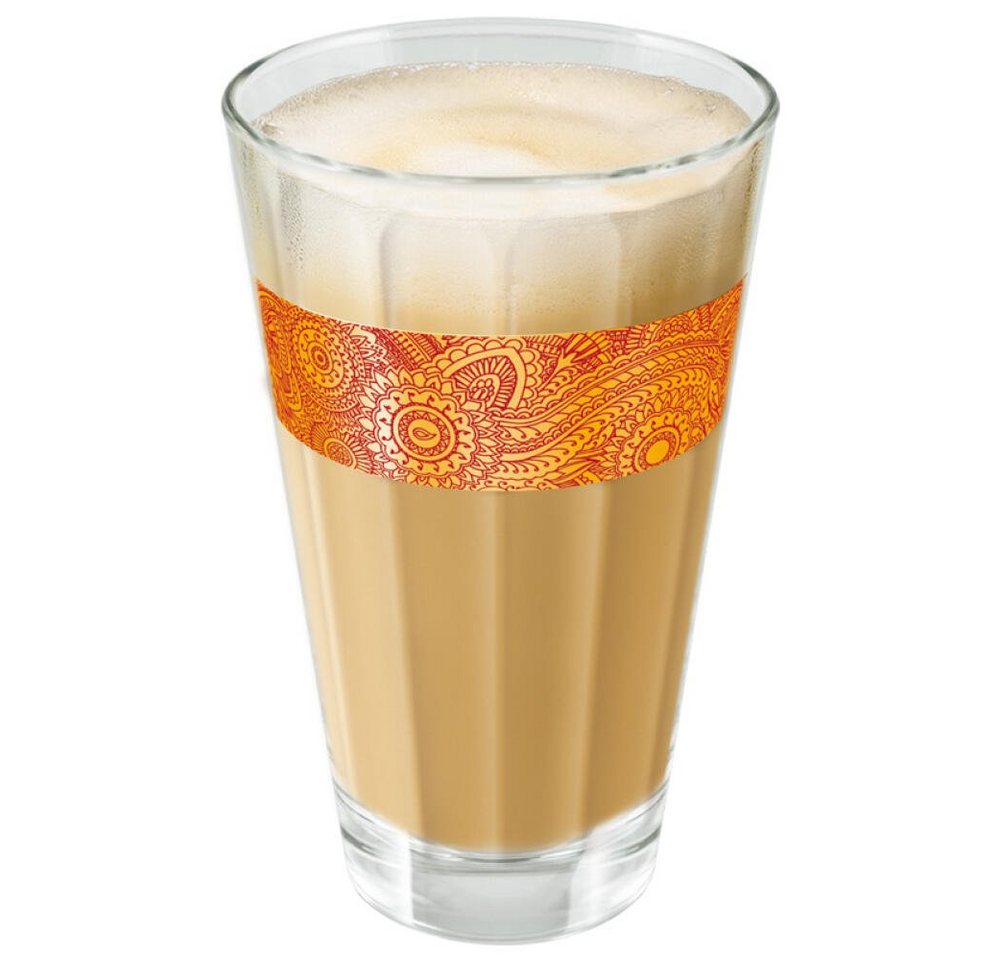 TASSIMO Latte-Macchiato-Glas by WMF Chai Latte Lemongrass 250 ml, Glas von TASSIMO