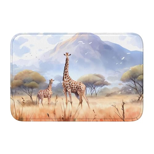 TATAUU Afrikanische Savanne Giraffe Saumpolster 40x60 Weich und bequem, rutschfest und verschleißfest, mit verschiedenen Mustern, geeignet für Zuhause und Büro. TATAUU Afrikanische Savanne Giraffe Saumpolster 40x60 Weich und bequem, rutschfest und verschleißfest, mit verschiedenen Mustern, geeignet für Zuhause und Büro. von TATAUU