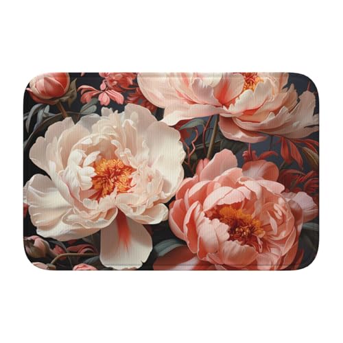 TATAUU Bright White Peonies Hem Pad 40x60 Weich und bequem, rutschfest und verschleißfest, mit verschiedenen Mustern, geeignet für Zuhause und Büro. TATAUU Bright White Peonies Hem Pad 40x60 Weich und bequem, rutschfest und verschleißfest, mit verschiedenen Mustern, geeignet für Zuhause und Büro. von TATAUU