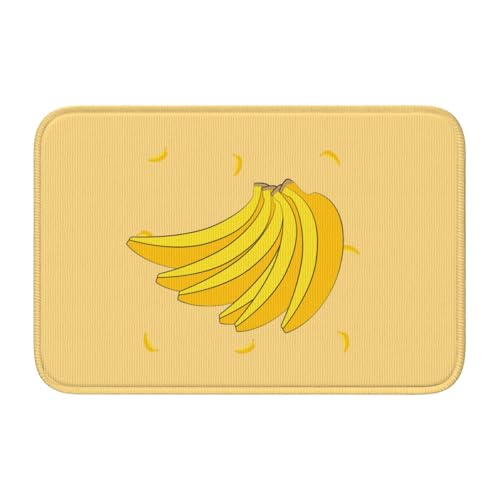 TATAUU Cartoon Banana Hem Pad 40x60 Weich und bequem, rutschfest und verschleißfest, mit verschiedenen Mustern, geeignet für Zuhause und Büro. von TATAUU