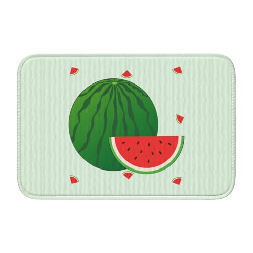 TATAUU Cartoon Wassermelone Saumpolster 40x60 Weich und bequem, rutschfest und verschleißfest, mit verschiedenen Mustern, geeignet für Zuhause und Büro. von TATAUU