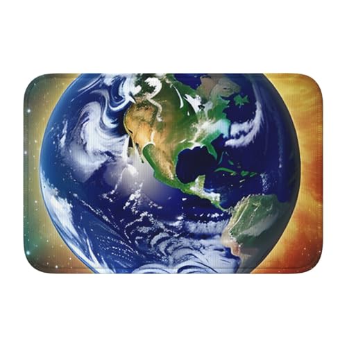 TATAUU Cosmic Earth Saumpolster 40x60 Weich und bequem, rutschfest und verschleißfest, mit verschiedenen Mustern, geeignet für Zuhause und Büro. von TATAUU