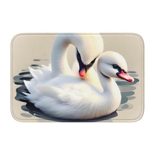 TATAUU Cute Little Swan Hem Pad 40x60 Weich und bequem, rutschfest und verschleißfest, mit verschiedenen Mustern, geeignet für Zuhause und Büro. TATAUU Cute Little Swan Hem Pad 40x60 Weich und bequem, rutschfest und verschleißfest, mit verschiedenen Mustern, geeignet für Zuhause und Büro. von TATAUU