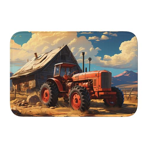 TATAUU Farm Red Traktor Saumpolster 40x60 Weich und bequem, rutschfest und verschleißfest, mit verschiedenen Mustern, geeignet für Zuhause und Büro, Schwarz TATAUU Farm Red Traktor Saumpolster 40x60 Weich und bequem, rutschfest und verschleißfest, mit verschiedenen Mustern, geeignet für Zuhause und Büro, Schwarz von TATAUU