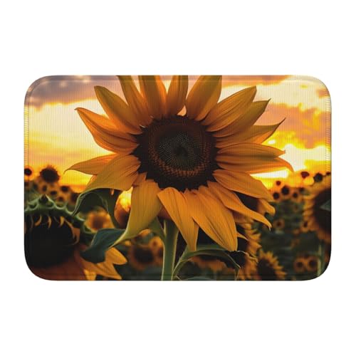 TATAUU Farm Sonnenblume Saumpolster 40x60 Weich und bequem, rutschfest und verschleißfest, mit verschiedenen Mustern, geeignet für Zuhause und Büro, Schwarz TATAUU Farm Sonnenblume Saumpolster 40x60 Weich und bequem, rutschfest und verschleißfest, mit verschiedenen Mustern, geeignet für Zuhause und Büro, Schwarz von TATAUU