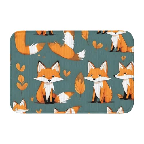 TATAUU Gelber Fuchs-Saumpolster 40x60, weich und bequem, rutschfest und verschleißfest, mit verschiedenen Mustern, geeignet für Zuhause und Büro. TATAUU Gelber Fuchs-Saumpolster 40x60, weich und bequem, rutschfest und verschleißfest, mit verschiedenen Mustern, geeignet für Zuhause und Büro. von TATAUU