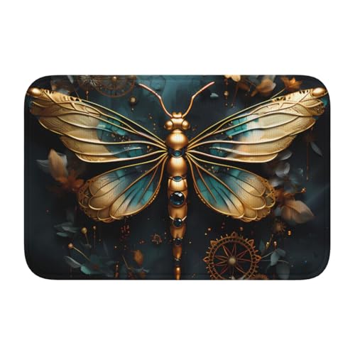 TATAUU Goldfarbene zarte Libellen-Saumpolster 40 x 60 cm. Weich und bequem, rutschfest und verschleißfest, mit verschiedenen Mustern, geeignet für Zuhause und Büro. TATAUU Goldfarbene zarte Libellen-Saumpolster 40 x 60 cm. Weich und bequem, rutschfest und verschleißfest, mit verschiedenen Mustern, geeignet für Zuhause und Büro. von TATAUU