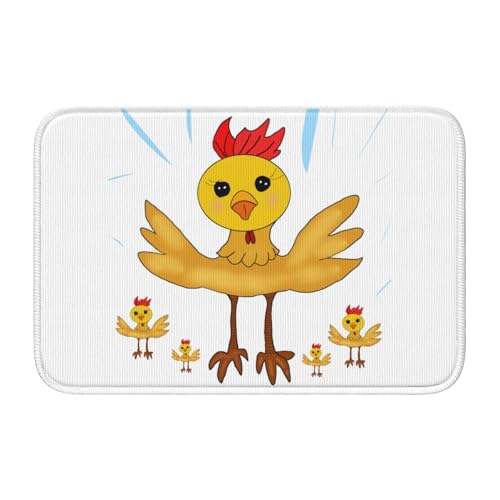 TATAUU Hahn im quadratischen Saumpolster 40x60 Weich und bequem, rutschfest und verschleißfest, mit verschiedenen Mustern, geeignet für Zuhause und Büro. TATAUU Hahn im quadratischen Saumpolster 40x60 Weich und bequem, rutschfest und verschleißfest, mit verschiedenen Mustern, geeignet für Zuhause und Büro. von TATAUU