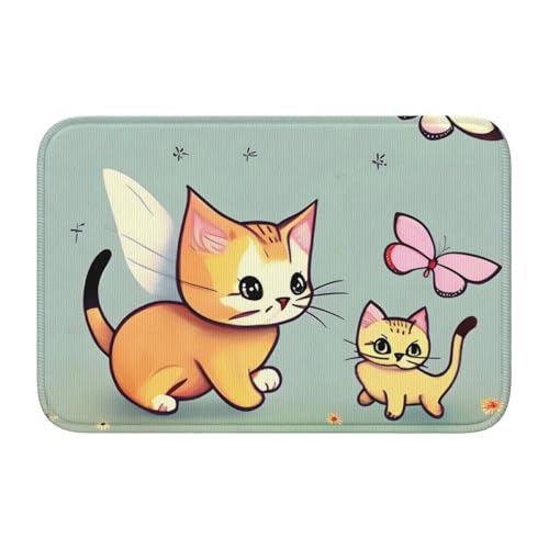 TATAUU Kitten Butterfly Hem Pad 40x60 Weich und bequem, rutschfest und verschleißfest, mit verschiedenen Mustern, geeignet für Zuhause und Büro. TATAUU Kitten Butterfly Hem Pad 40x60 Weich und bequem, rutschfest und verschleißfest, mit verschiedenen Mustern, geeignet für Zuhause und Büro. von TATAUU