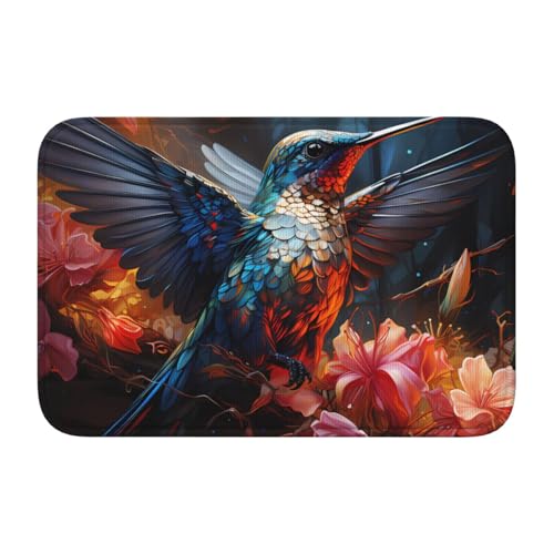 TATAUU Kolibri-Saumpolster, 40 x 60 cm, weich und bequem, rutschfest und verschleißfest, mit verschiedenen Mustern, geeignet für Zuhause und Büro, Schwarz TATAUU Kolibri-Saumpolster, 40 x 60 cm, weich und bequem, rutschfest und verschleißfest, mit verschiedenen Mustern, geeignet für Zuhause und Büro, Schwarz von TATAUU