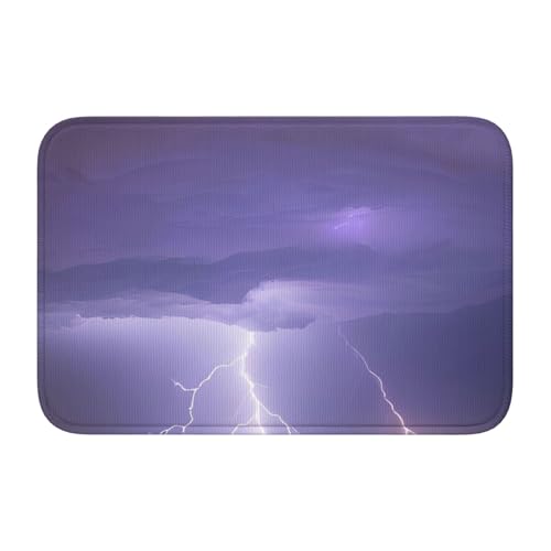 TATAUU Lightning Storm Saumpolster 40x60 Weich und bequem, rutschfest und verschleißfest, mit verschiedenen Mustern, geeignet für Zuhause und Büro. von TATAUU