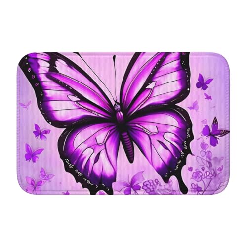 TATAUU Lila Schmetterling Saumpolster 40x60 Weich und bequem, rutschfest und verschleißfest, mit verschiedenen Mustern, geeignet für Zuhause und Büro. TATAUU Lila Schmetterling Saumpolster 40x60 Weich und bequem, rutschfest und verschleißfest, mit verschiedenen Mustern, geeignet für Zuhause und Büro. von TATAUU