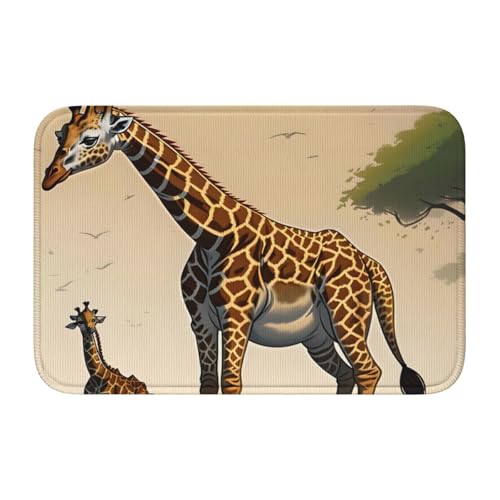 TATAUU Mutter und Kind Giraffe Saumpolster 40x60 Weich und bequem, rutschfest und verschleißfest, mit verschiedenen Mustern, geeignet für Zuhause und Büro. TATAUU Mutter und Kind Giraffe Saumpolster 40x60 Weich und bequem, rutschfest und verschleißfest, mit verschiedenen Mustern, geeignet für Zuhause und Büro. von TATAUU