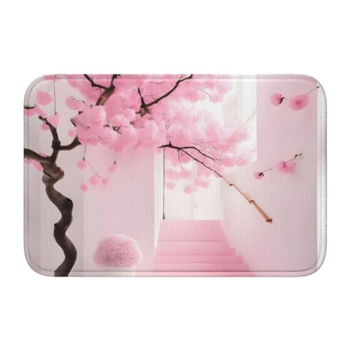 TATAUU Rosa Kirschblüten Treppen-Saumpolster 40x60 Weich und bequem, rutschfest und verschleißfest, mit verschiedenen Mustern, geeignet für Zuhause und Büro. TATAUU Rosa Kirschblüten Treppen-Saumpolster 40x60 Weich und bequem, rutschfest und verschleißfest, mit verschiedenen Mustern, geeignet für Zuhause und Büro. von TATAUU
