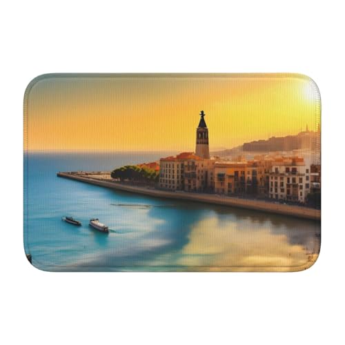 TATAUU Saumpolster Sonnenuntergang in Barcelona 40x60, weich und bequem, rutschfest und verschleißfest, mit verschiedenen Mustern, geeignet für Zuhause und Büro. TATAUU Saumpolster Sonnenuntergang in Barcelona 40x60, weich und bequem, rutschfest und verschleißfest, mit verschiedenen Mustern, geeignet für Zuhause und Büro. von TATAUU