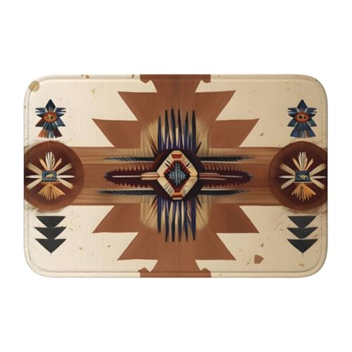 TATAUU Saumpolster mit Indianer-Muster, 40 x 60 cm, weich und bequem, rutschfest und verschleißfest, mit verschiedenen Mustern, geeignet für Zuhause und Büro. von TATAUU