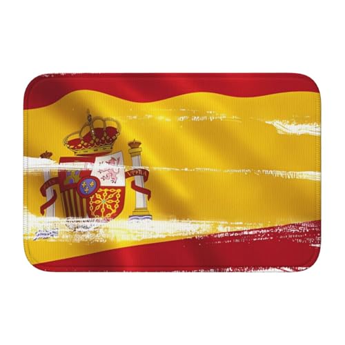 TATAUU Saumpolster mit spanischer Flagge, 40 x 60 cm, weich und bequem, rutschfest und verschleißfest, mit verschiedenen Mustern, geeignet für Zuhause und Büro. von TATAUU