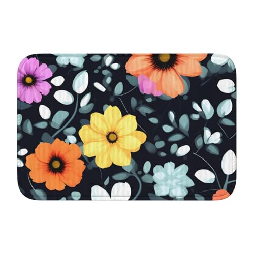 TATAUU Schöne bunte Blumen Saumpolster 40x60 Weich und bequem, rutschfest und verschleißfest, mit verschiedenen Mustern, geeignet für Zuhause und Büro. TATAUU Schöne bunte Blumen Saumpolster 40x60 Weich und bequem, rutschfest und verschleißfest, mit verschiedenen Mustern, geeignet für Zuhause und Büro. von TATAUU