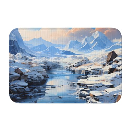 TATAUU Snowy Mountain Scenery Saumpolster 40x60 Weich und bequem, rutschfest und verschleißfest, mit verschiedenen Mustern, geeignet für Zuhause und Büro. TATAUU Snowy Mountain Scenery Saumpolster 40x60 Weich und bequem, rutschfest und verschleißfest, mit verschiedenen Mustern, geeignet für Zuhause und Büro. von TATAUU