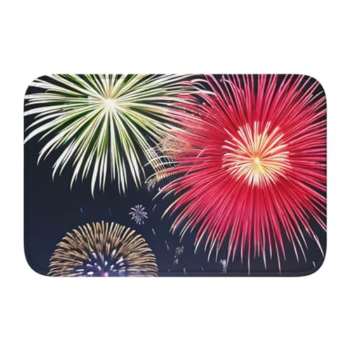 TATAUU Splendid Feuerwerk Saumpolster 40x60 Weich und bequem, rutschfest und verschleißfest, mit verschiedenen Mustern, geeignet für Zuhause und Büro. von TATAUU