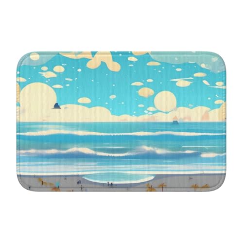 TATAUU Strand-Cartoon-Saumpolster, 40 x 60 cm, weich und bequem, rutschfest und verschleißfest, mit verschiedenen Mustern, geeignet für Zuhause und Büro. TATAUU Strand-Cartoon-Saumpolster, 40 x 60 cm, weich und bequem, rutschfest und verschleißfest, mit verschiedenen Mustern, geeignet für Zuhause und Büro. von TATAUU