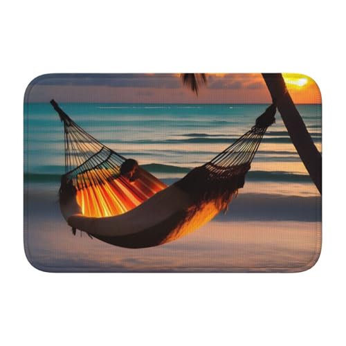 TATAUU Sunset Beach Hammock Hem Pad 40x60 Weich und bequem, rutschfest und verschleißfest, mit verschiedenen Mustern, geeignet für Zuhause und Büro. TATAUU Sunset Beach Hammock Hem Pad 40x60 Weich und bequem, rutschfest und verschleißfest, mit verschiedenen Mustern, geeignet für Zuhause und Büro. von TATAUU