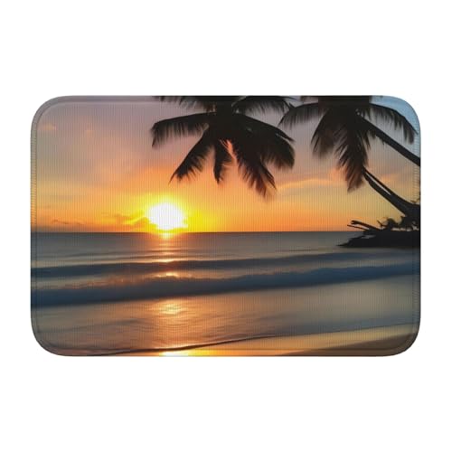 TATAUU Sunset Beach Saumpolster 40x60 Weich und bequem, rutschfest und verschleißfest, mit verschiedenen Mustern, geeignet für Zuhause und Büro. von TATAUU
