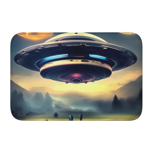 TATAUU UFO Landing Hem Pad 40x60 Weich und bequem, rutschfest und verschleißfest, mit verschiedenen Mustern, geeignet für Zuhause und Büro. von TATAUU