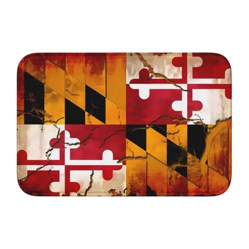 TATAUU Vintage Holz Maryland Flagge Saumpolster 40x60 Weich und bequem, rutschfest und verschleißfest, mit verschiedenen Mustern, geeignet für Zuhause und Büro. TATAUU Vintage Holz Maryland Flagge Saumpolster 40x60 Weich und bequem, rutschfest und verschleißfest, mit verschiedenen Mustern, geeignet für Zuhause und Büro. von TATAUU