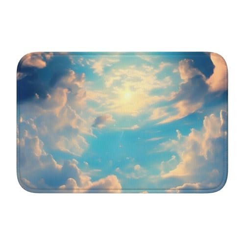 TATAUU Wolkiger Himmel Saumpolster 40x60 Weich und bequem, rutschfest und verschleißfest, mit verschiedenen Mustern, geeignet für Zuhause und Büro. TATAUU Wolkiger Himmel Saumpolster 40x60 Weich und bequem, rutschfest und verschleißfest, mit verschiedenen Mustern, geeignet für Zuhause und Büro. von TATAUU