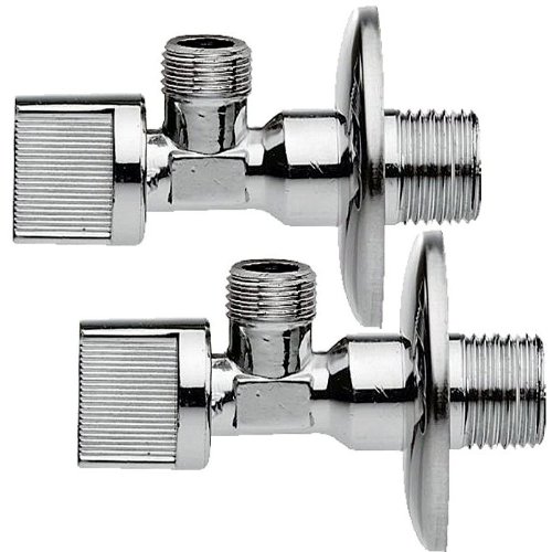 Sanixa VA7907 2er Set Eck-Ventil | Geräteventil | Anschluss-Ventil Waschmaschine Spülmaschine | Wasseranschluss-Verteiler Geräteanschluss Sanixa VA7907 2er Set Eck-Ventil | Geräteventil | Anschluss-Ventil Waschmaschine Spülmaschine | Wasseranschluss-Verteiler Geräteanschluss von TATAY