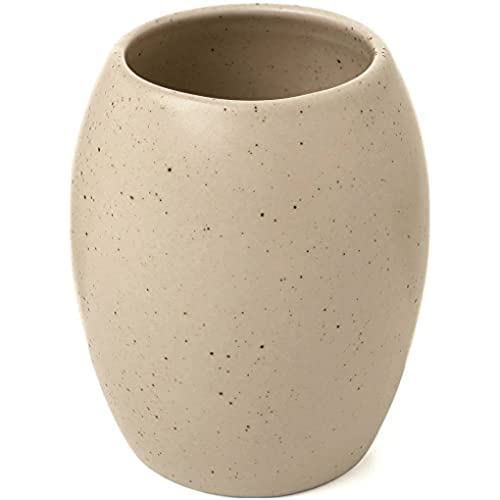 TATAY Dune - Becher, Keramik, Beigefarben, 8,7 x 8,7 x 10,3 cm von TATAY