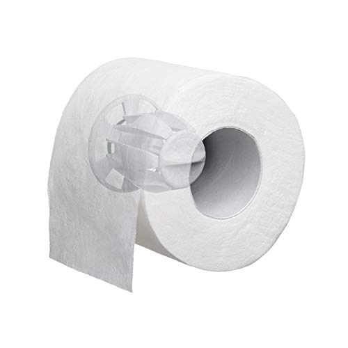 Tatay Hidden Toilettenpapierhalter, unsichtbar, Kunststoff, 6 x 6 x 9,7 cm, Weiß von TATAY