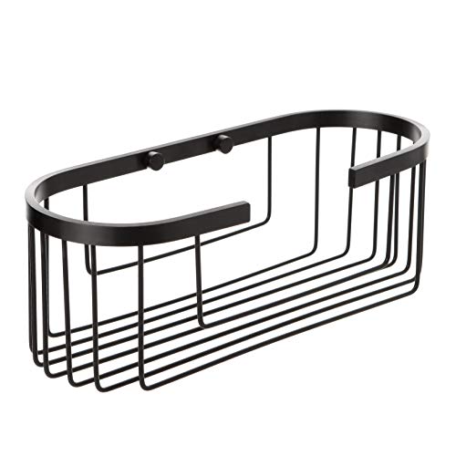 TATAY Korb eckig in Bad und Dusche Serie Winkel Aluminium Black, Maße 30 x 8.5 x 30 cm 12x11.5x30 cm Schwarz TATAY Korb eckig in Bad und Dusche Serie Winkel Aluminium Black, Maße 30 x 8.5 x 30 cm 12x11.5x30 cm Schwarz von TATAY