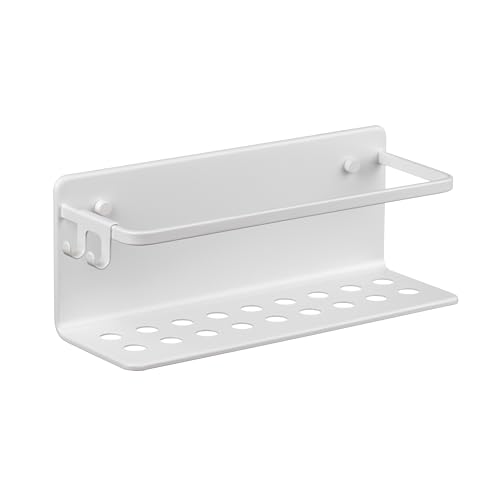 TATAY Rechteckiger Korb Model Serenity, Aluminium, Farbe Weiß. Mabe 12 x 30 x 10 cm von TATAY