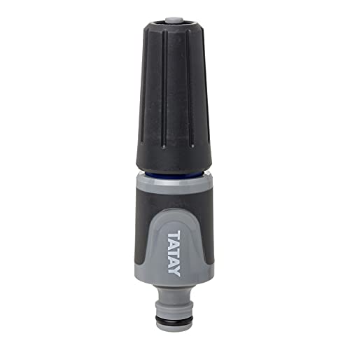 TATAY Reinigungsspritze Premium für Schlauch, Universalverbinder, 2 Positionen, Sonnenschutz, Einfache Installation, Grau - Schwarz TATAY Reinigungsspritze Premium für Schlauch, Universalverbinder, 2 Positionen, Sonnenschutz, Einfache Installation, Grau - Schwarz von TATAY