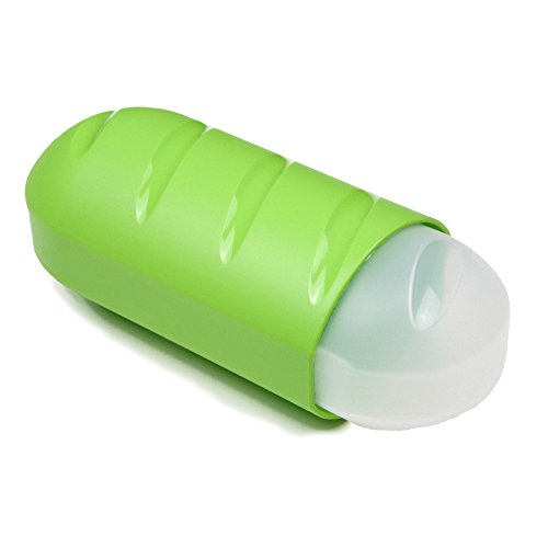 Tatay Brotdose Sandwich Lunchbox,, erweiterbare, BPA frei, wiederverwendbare, Geschirrspüler & MWO, Gefrorenes bis -40º, 1 PC, Kalk. Messen 7,7 x 6,7 x 18 - 25 cm von TATAY