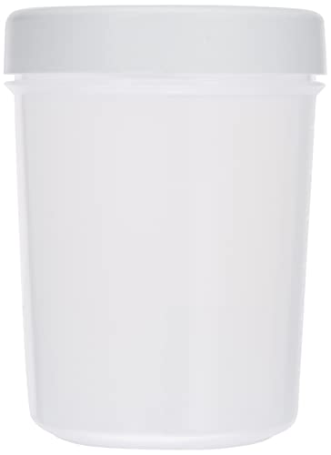 Tatay Frischhaltedose, Airtight, 0.4L von Kapazität, Schraubdeckel, BPA frei, Geeignet Mikrowelle und Geschirrspüler, Weiß. Maße: 8,5 x 8,5 x 11,1 cm von TATAY