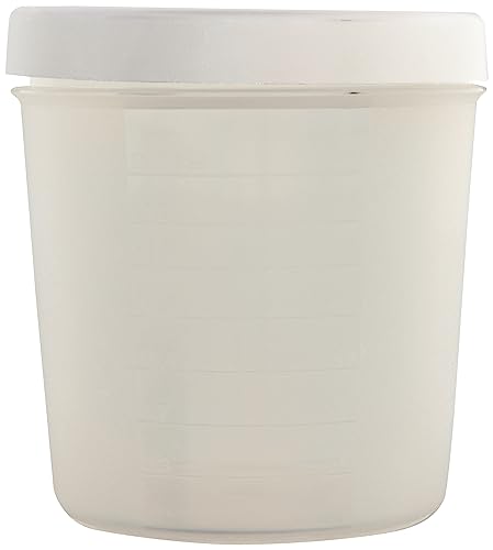 Tatay Frischhaltedose, Vakuum, 1 Liter Fassungsvermögen, Schraubdeckel, BPA frei, Geeignet Mikrowelle und Geschirrspüler, Weiß. Maße: 12 x 12 x 12,5 cm von TATAY