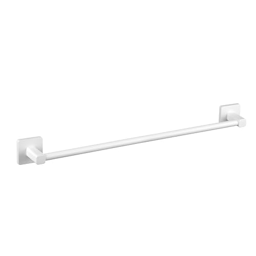TATAY Großes Handtuchhalter fürs Bad ohne Bohren mit 3M Befestigungssystem | Komfortabel & bohrfrei | Mattes Finish | 100% rostfrei | Belastbarkeit 10 kg | 6 x 6,5 x 60 cm – Kollektion Kalo – Weiß TATAY Großes Handtuchhalter fürs Bad ohne Bohren mit 3M Befestigungssystem | Komfortabel & bohrfrei | Mattes Finish | 100% rostfrei | Belastbarkeit 10 kg | 6 x 6,5 x 60 cm – Kollektion Kalo – Weiß von TATAY
