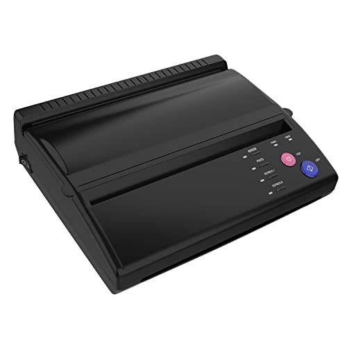 TATELF Tattoo Stencil Drucker A4 Tattoo Transfer Maschine Thermal Stencil Printer, Professionelle Thermodrucker Printer Kopierer für DIY A4 Papier von TATELF