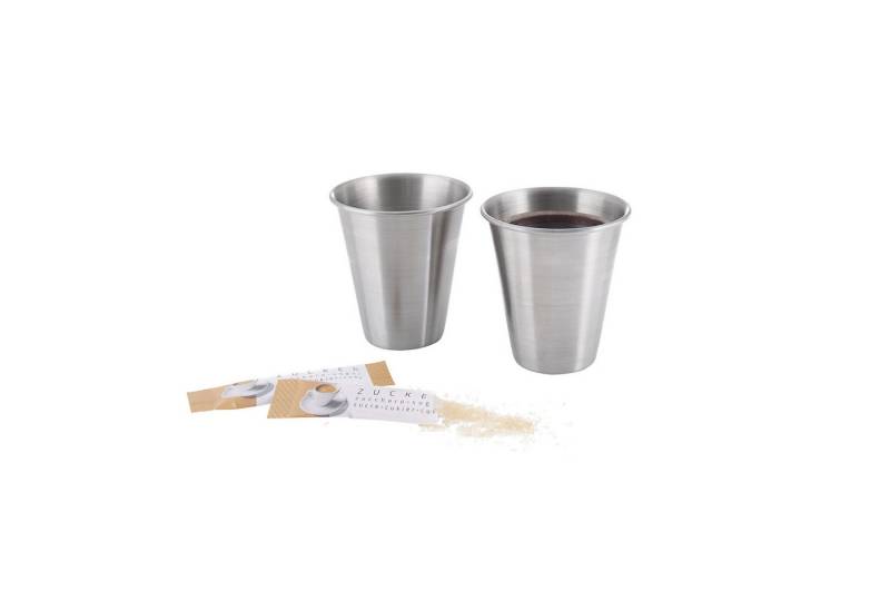 TATONKA® Becher Shot Cup Set Edelstahl-Schnapsbecher, Edelstahl 18/8 von TATONKA®