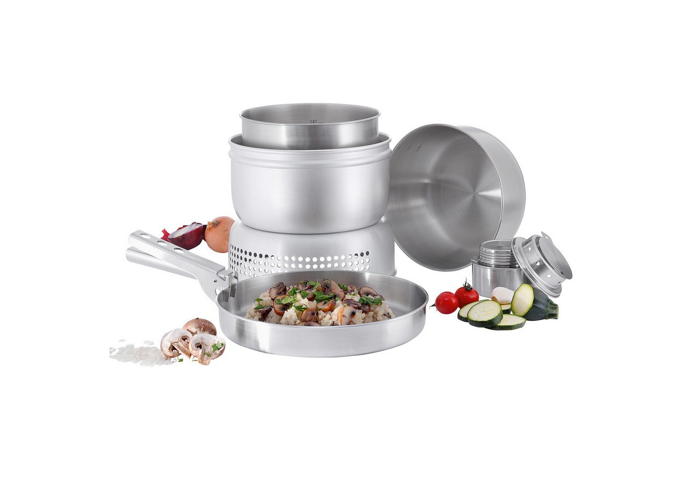 TATONKA® Kochtopf Multi Set + A. Burner Campinggeschirr von TATONKA®