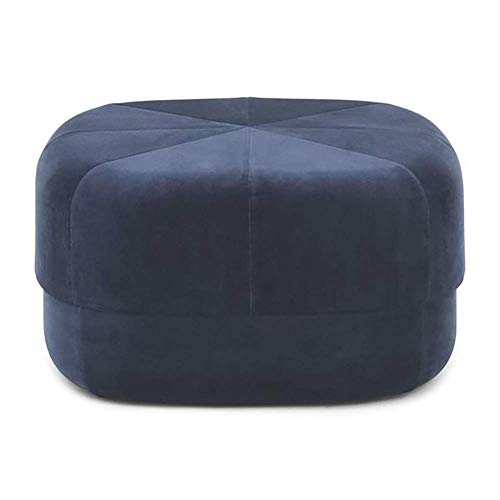 TATSEN Ottoman Fußhocker Runder Fußhocker Gepolsterter Fußhocker – Niedriger Sitzhocker Sofahocker – Samtsitz for Wohnzimmer (Color : C, Size : 35CM high) von TATSEN