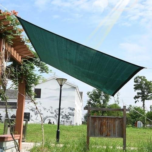 10x12m Gewächshaus-Sonnenschutznetz, 1x10m Sichtschutz-Schattierungsnetz, 7x8m Garten Sonnensegel, Beschattungsnetz Für Terrasse, Rasen, Pflanze(Size:10x10m/33x33ft) von TAVLT